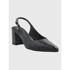 HUSH PUPPIES - Zapato Vestir Mujer Cuero Debbia Negro
