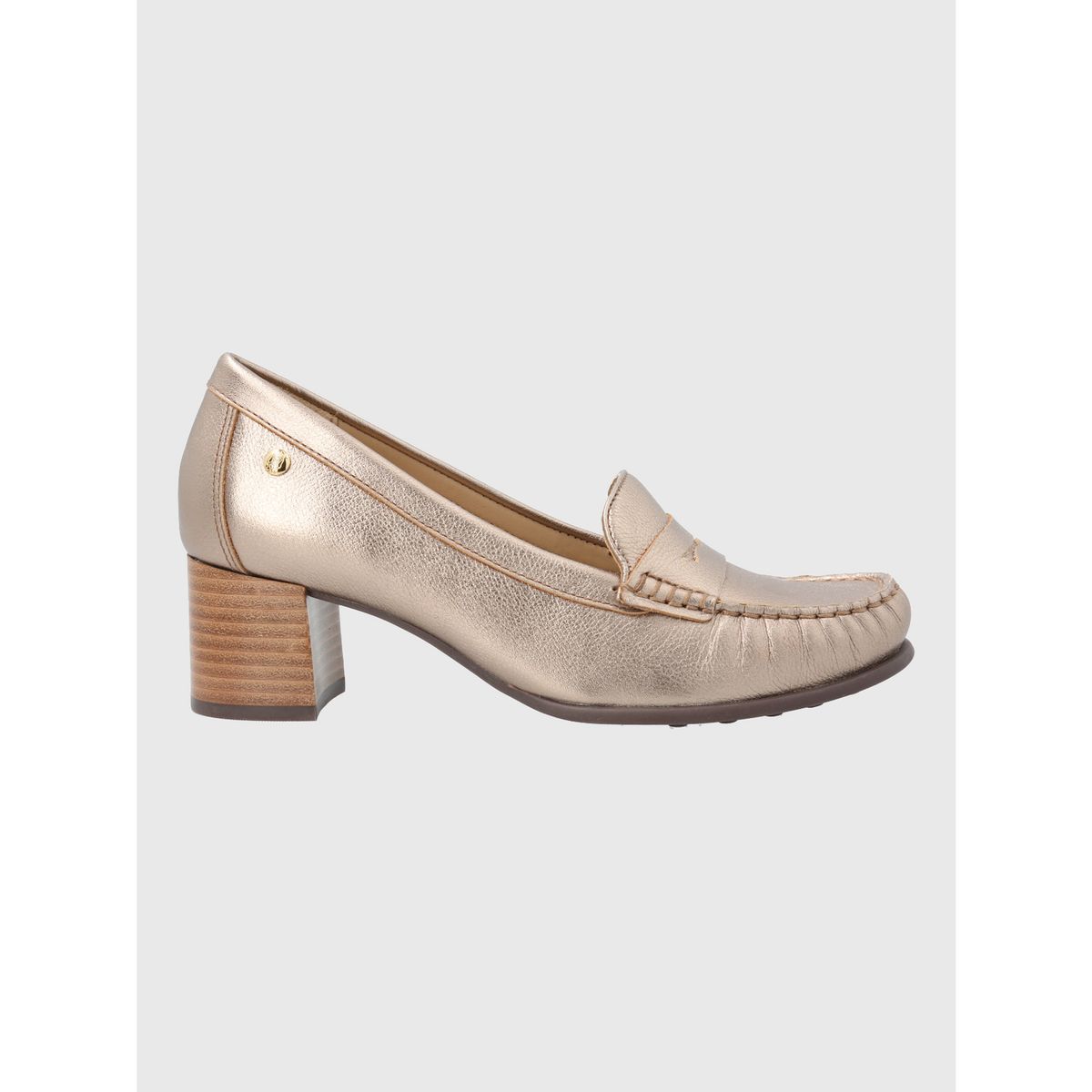 HUSH PUPPIES - Zapato Cuero Mujer Cardi Metalizado HUSH PUPPIES