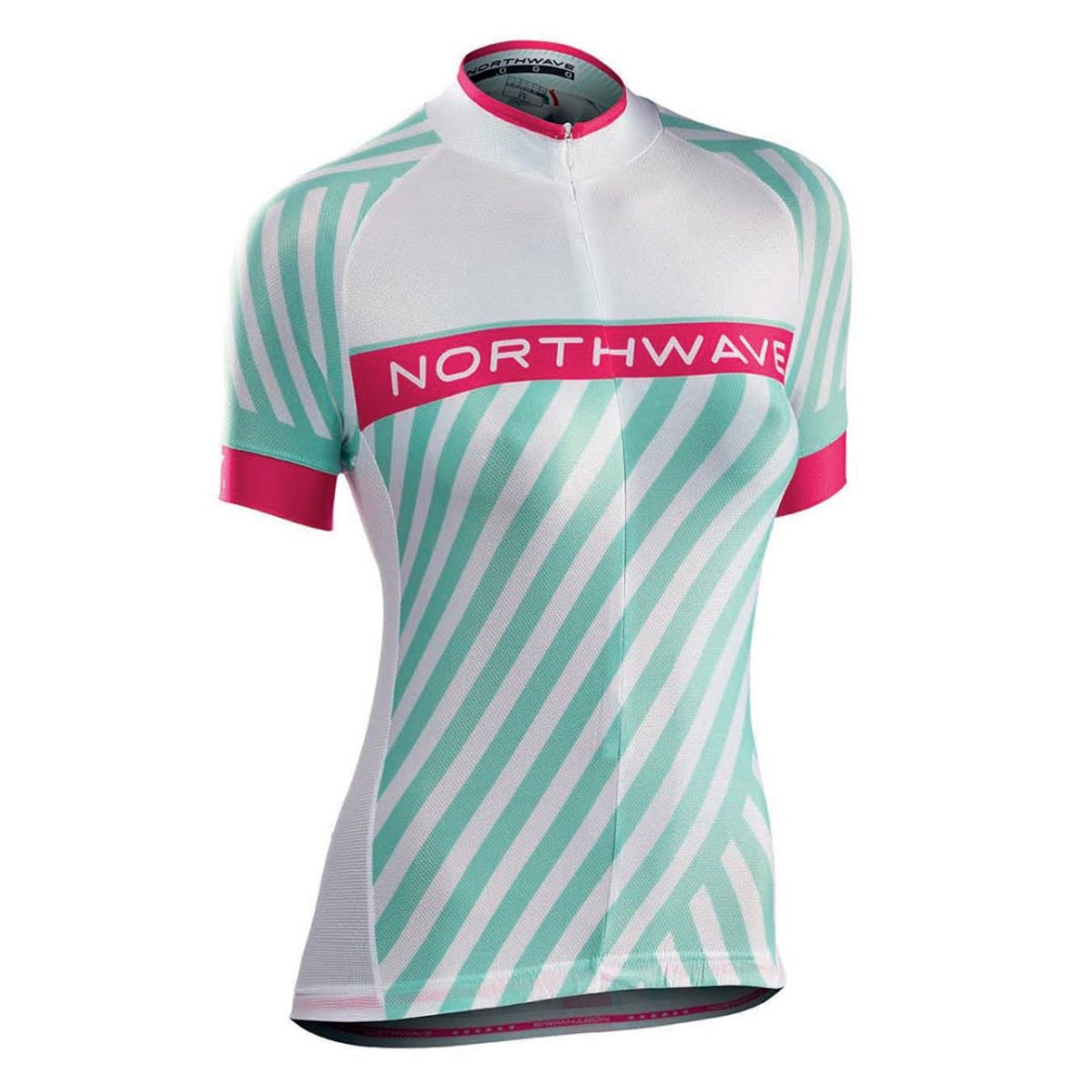 360 - Tricota Ciclismo Mujer Northwave® Logo 3 Whitelight