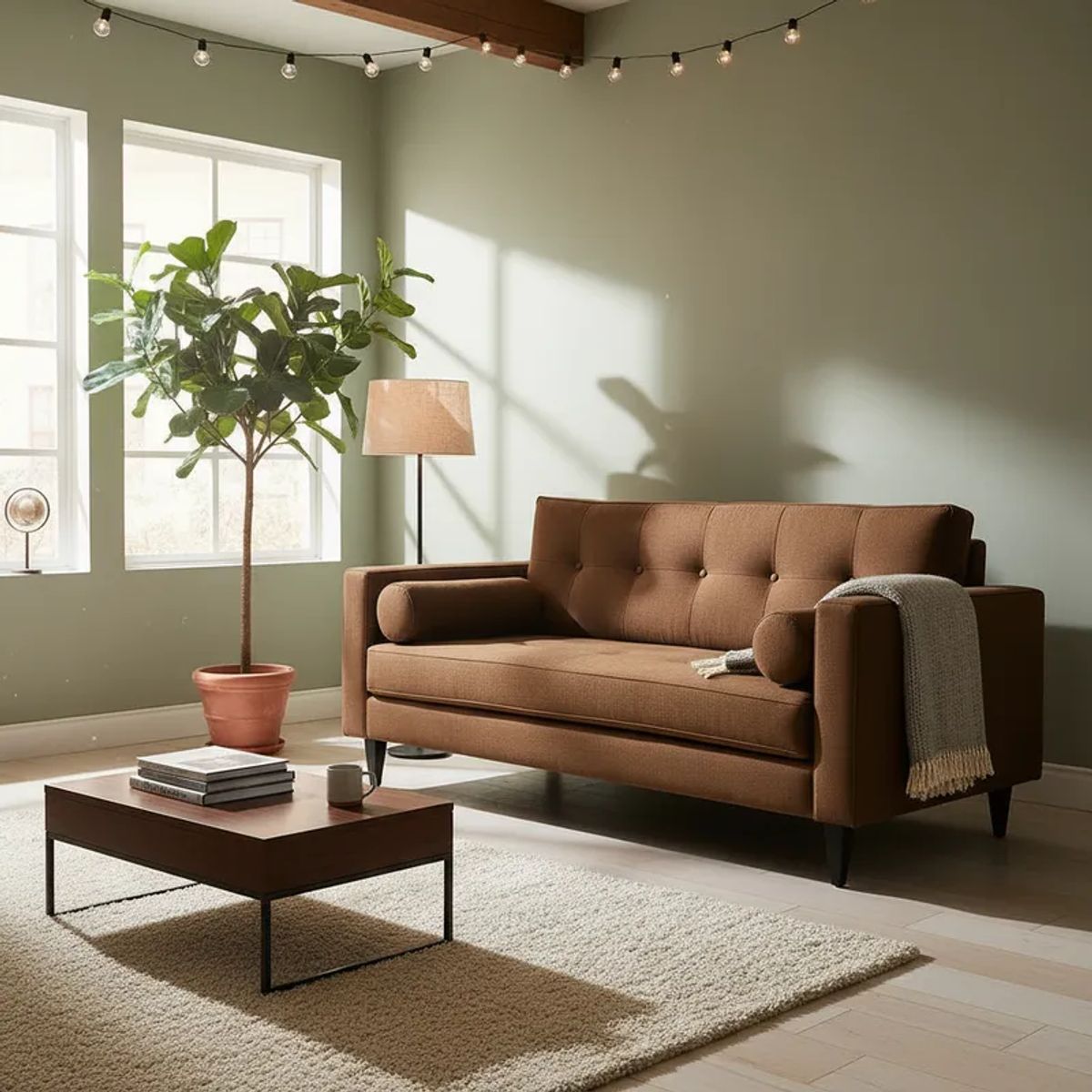 FLOBAL - Sofá 3 Cuerpos Retro