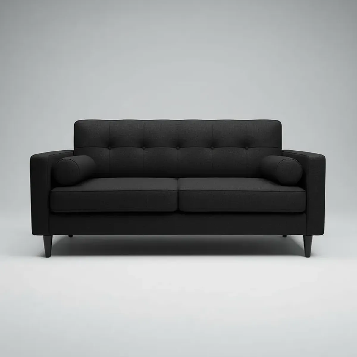 FLOBAL - Sofá 3 Cuerpos Retro - Tela Repelente a Líquidos - Fácil Limpieza