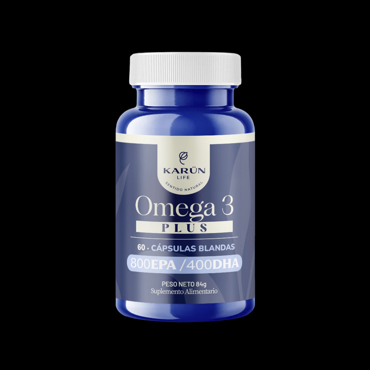 KARUNLIFE - Omega 3 Plus 800 EPA y 400 DHA 60 Cápsulas  Karun Life