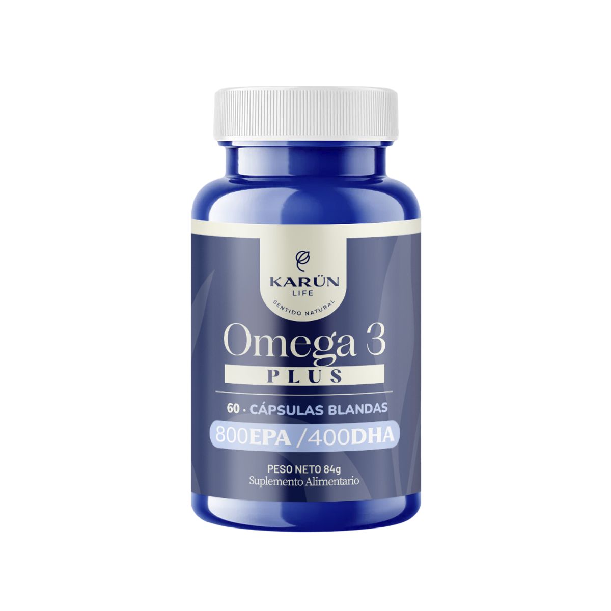 KARUNLIFE - Omega 3 Plus 800 EPA y 400 DHA 60 Cápsulas  Karun Life