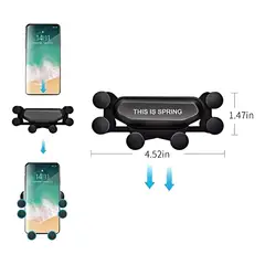 GENERICO - Soporte Celular Auto Rejilla Ventilacion