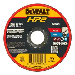 GENERICO - Pack 10 Discos Corte MetalInox 4-12 DeWalt