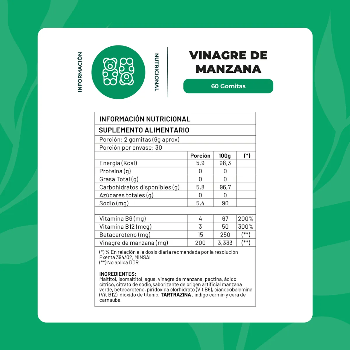 KARUNLIFE - Pack Gomitas Vinagre De Manzana + Berberina Karun Life