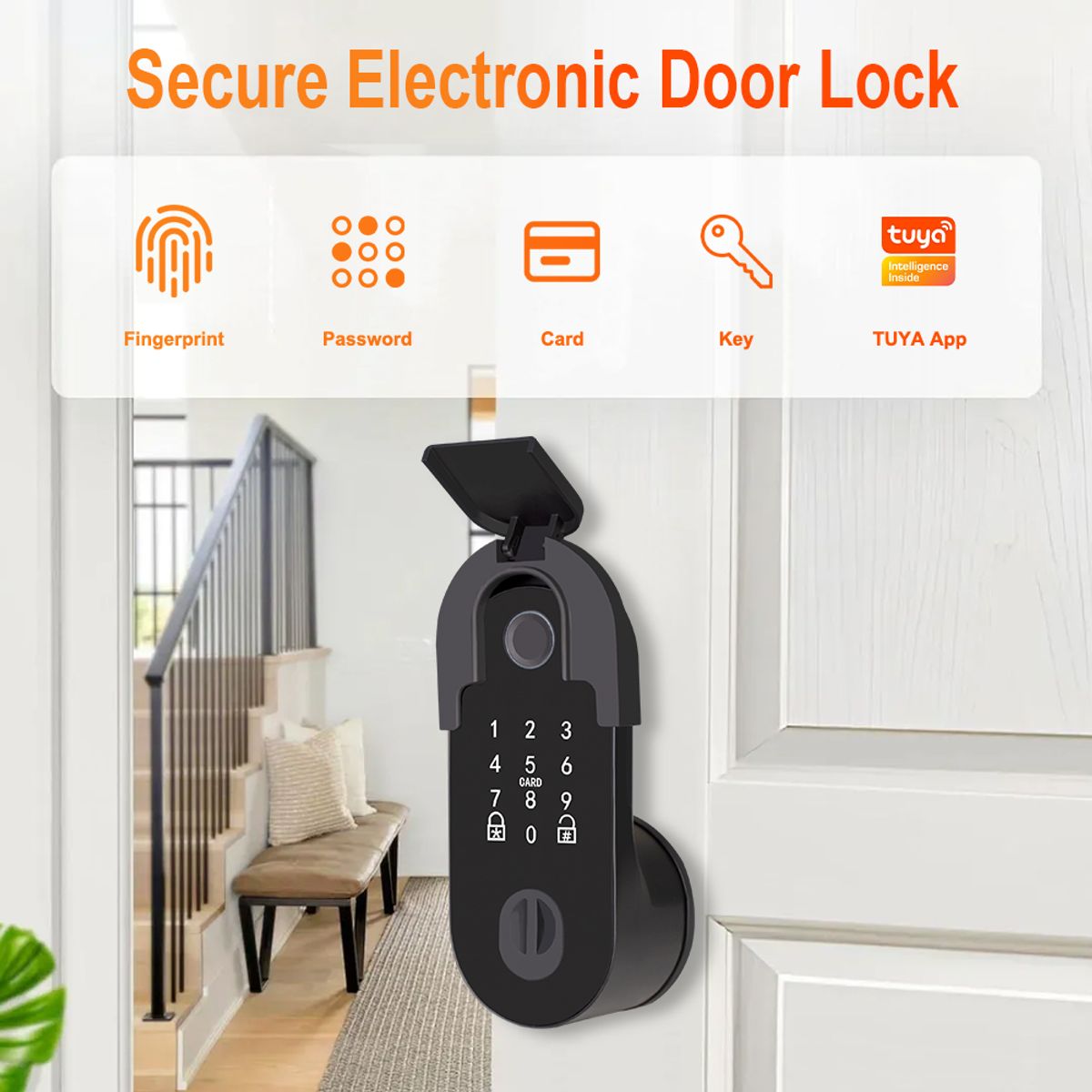 GENERICO - Cerradura Inteligente  EY-10 Tuya 