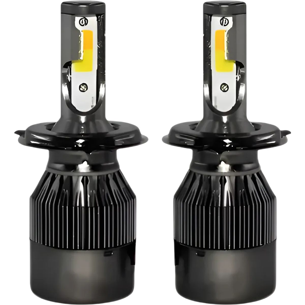 GENERICO - Kit Turbo De Foco Led H4 48w 6500 Lúmenes 3 Tonos Color