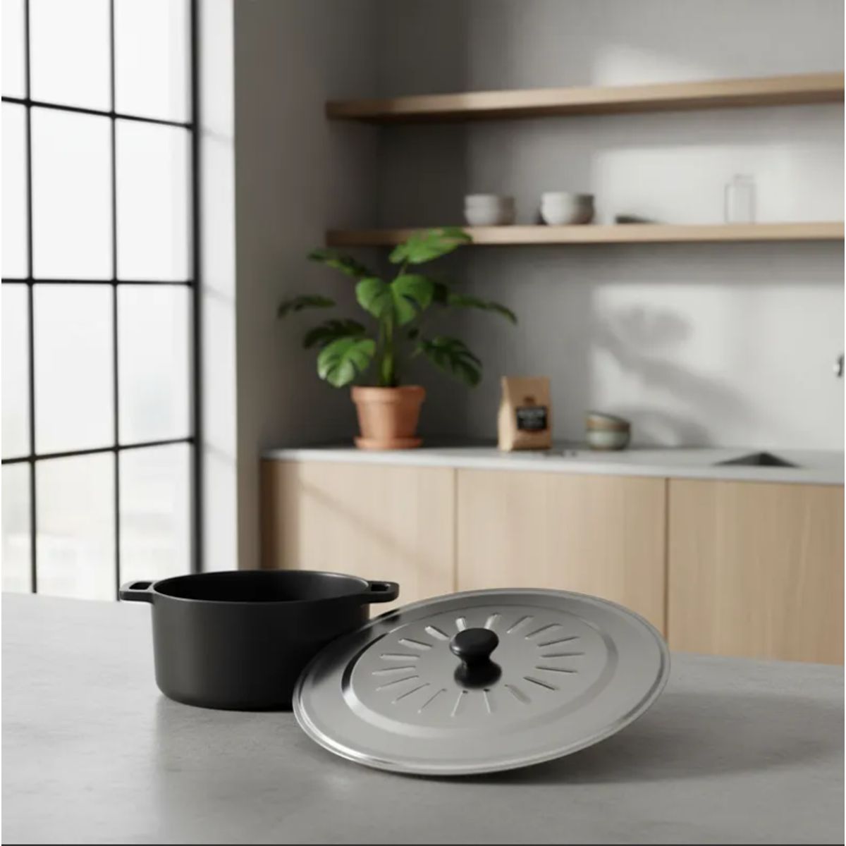 Tapa para Olla de Aluminio 30cm, marca GENERICO - Foto Principal