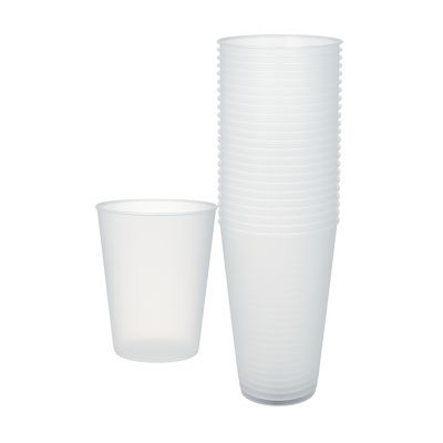 Imagen 2 del producto Pack 20 Vasos BIKUL 450 ml Plásticos Reutilizables resistentes para eventos