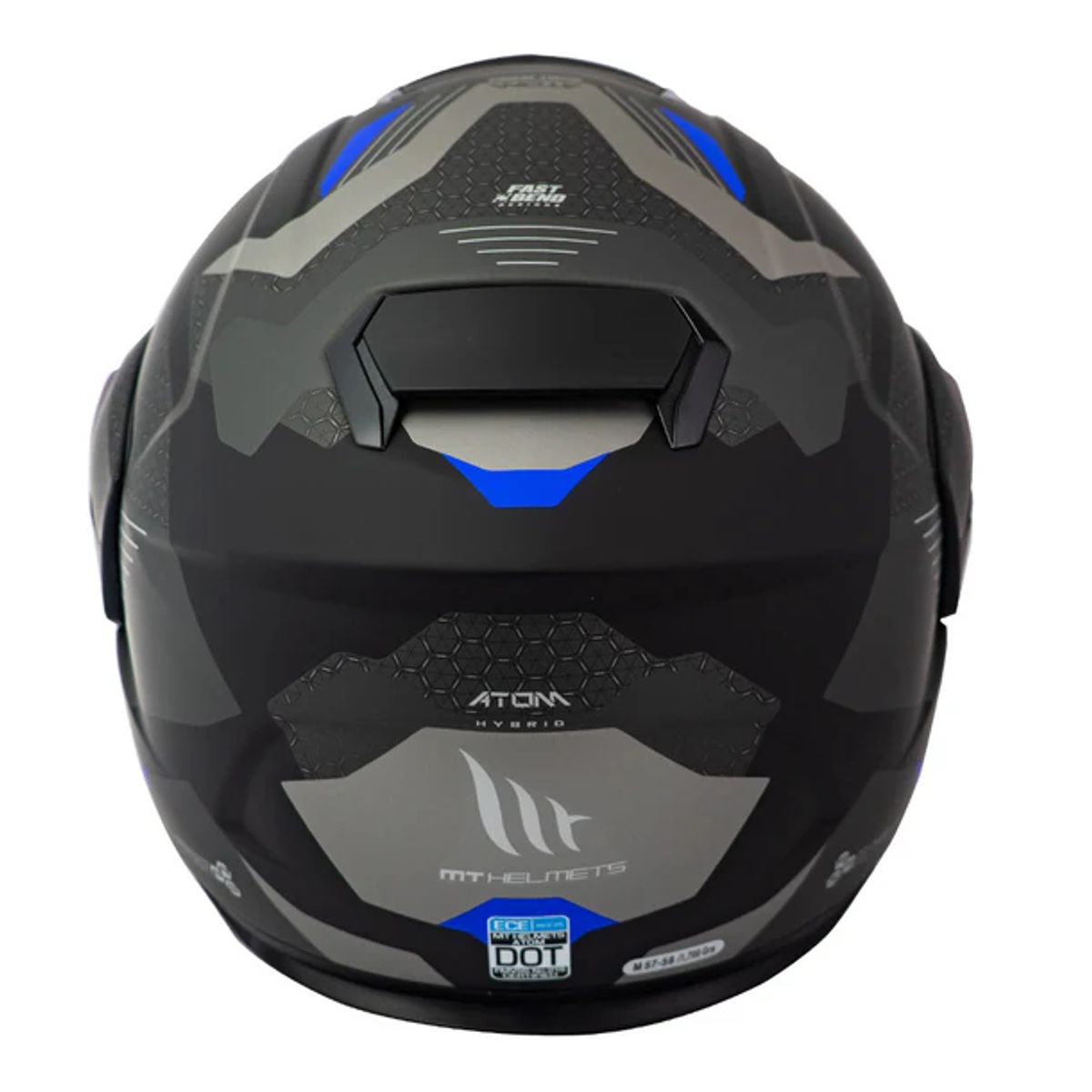 MT - Casco MT FU401 Atom SV Hibrido F7 Azul Mate + Fogoff mt-v-16