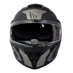 MT - Casco FU401 Atom SV Hibrido F7 Azul Mate + Fogoff mt-v-16