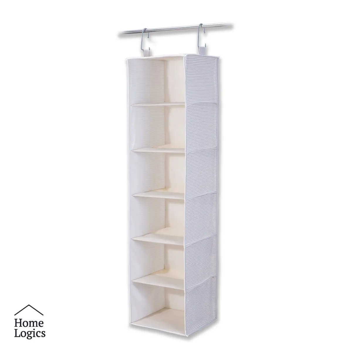 HOME LOGICS - Organizador Closet Colgante 6 Espacios Plegable Home Logics