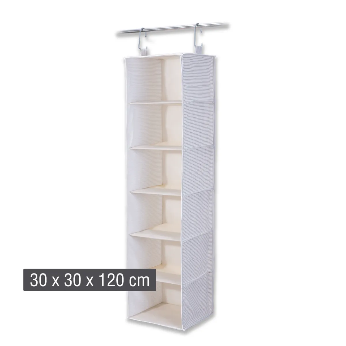 HOME LOGICS - Organizador Closet Colgante 6 Espacios Plegable Home Logics