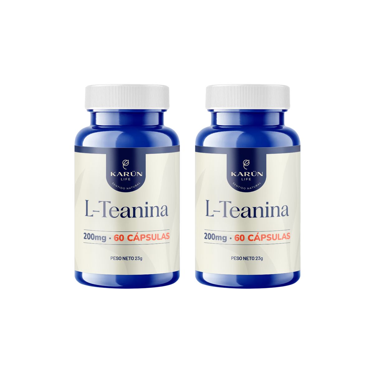 KARUNLIFE - Pack X2 L- Teanina 200 Mg - 120 Capsulas Karun Life
