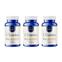 KARUNLIFE - Pack X3 L- Teanina 200 Mg - 180 Capsulas Karun Life