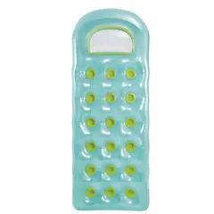 INTEX - Flotador Colchoneta Inflable 18-Pocket Azul