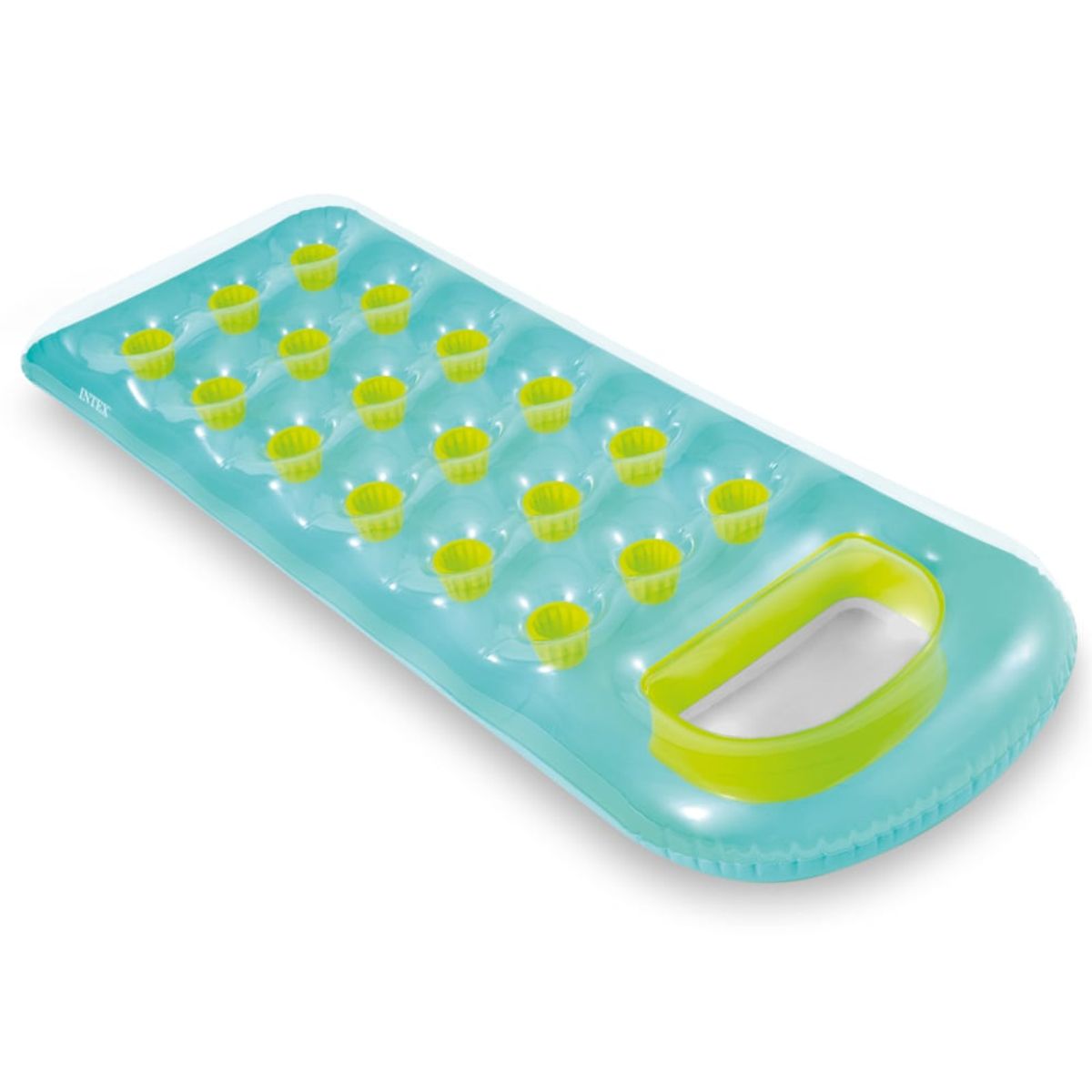 INTEX - Flotador Colchoneta Inflable INTEX 18-Pocket Azul