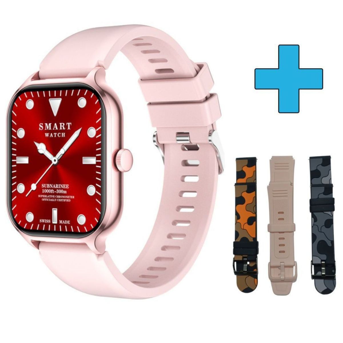 GENERICO - Reloj Smartwatch deportivo unisex + correa extra deportiva