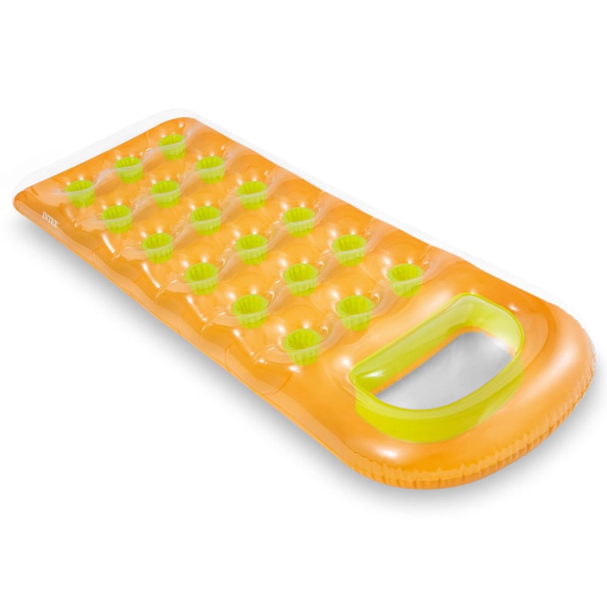 INTEX - Flotador Colchoneta Inflable INTEX 18-Pocket Naranja