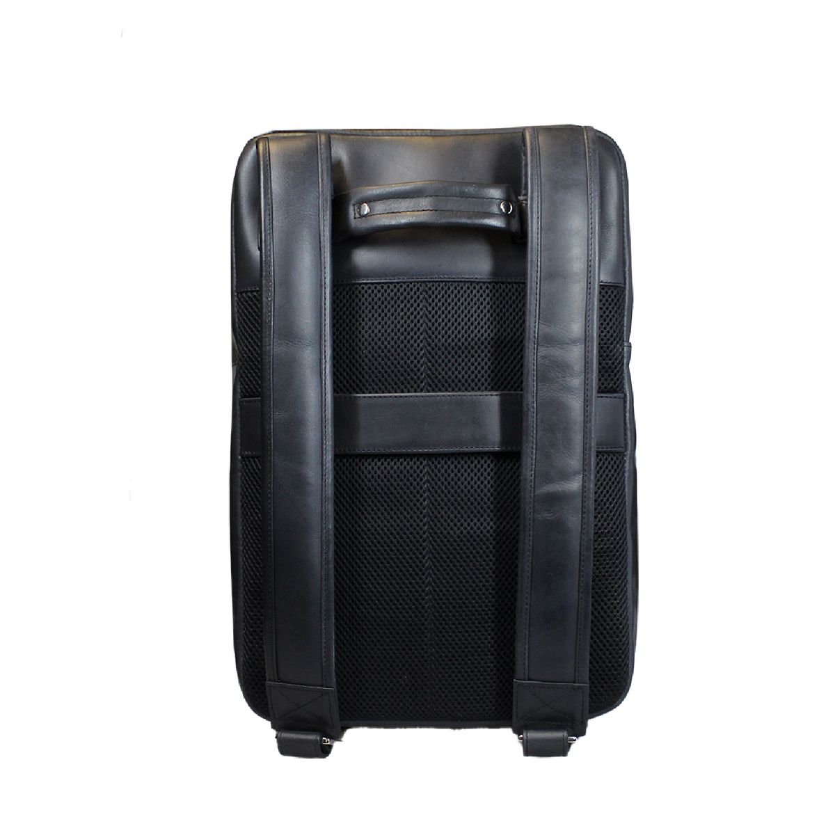 CRAFTMEN - Mochila 100% Cuero genuino Glasgow color Negro