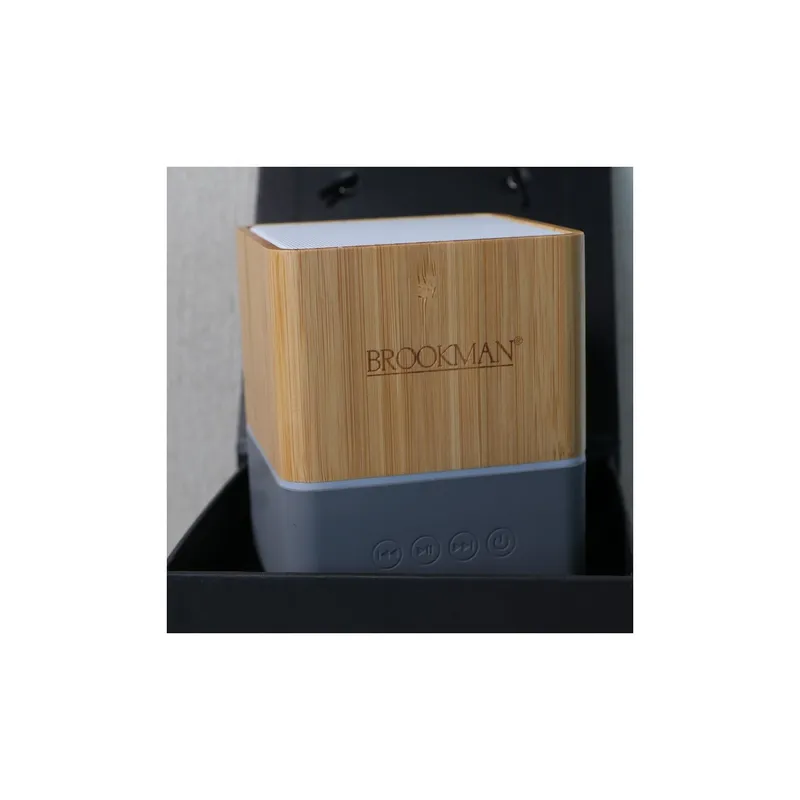 NECTAR - Parlante Bluetooth V53 con caja negra y batería 1200mAh