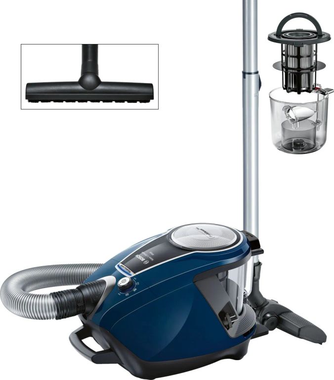 BOSCH Aspiradora sin bolsa ProSilence Azul