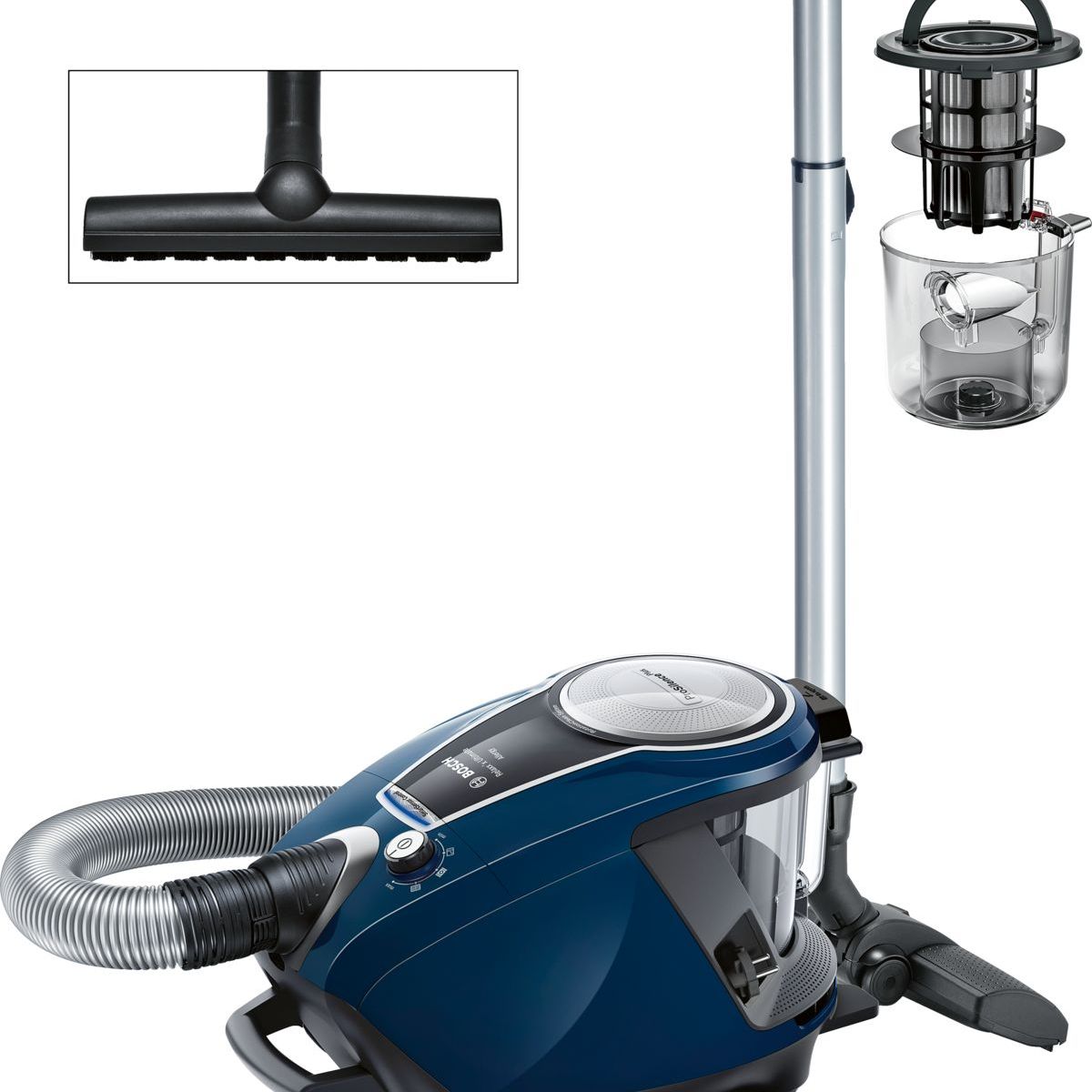 BOSCH - Aspiradora sin bolsa ProSilence Bosch Azul