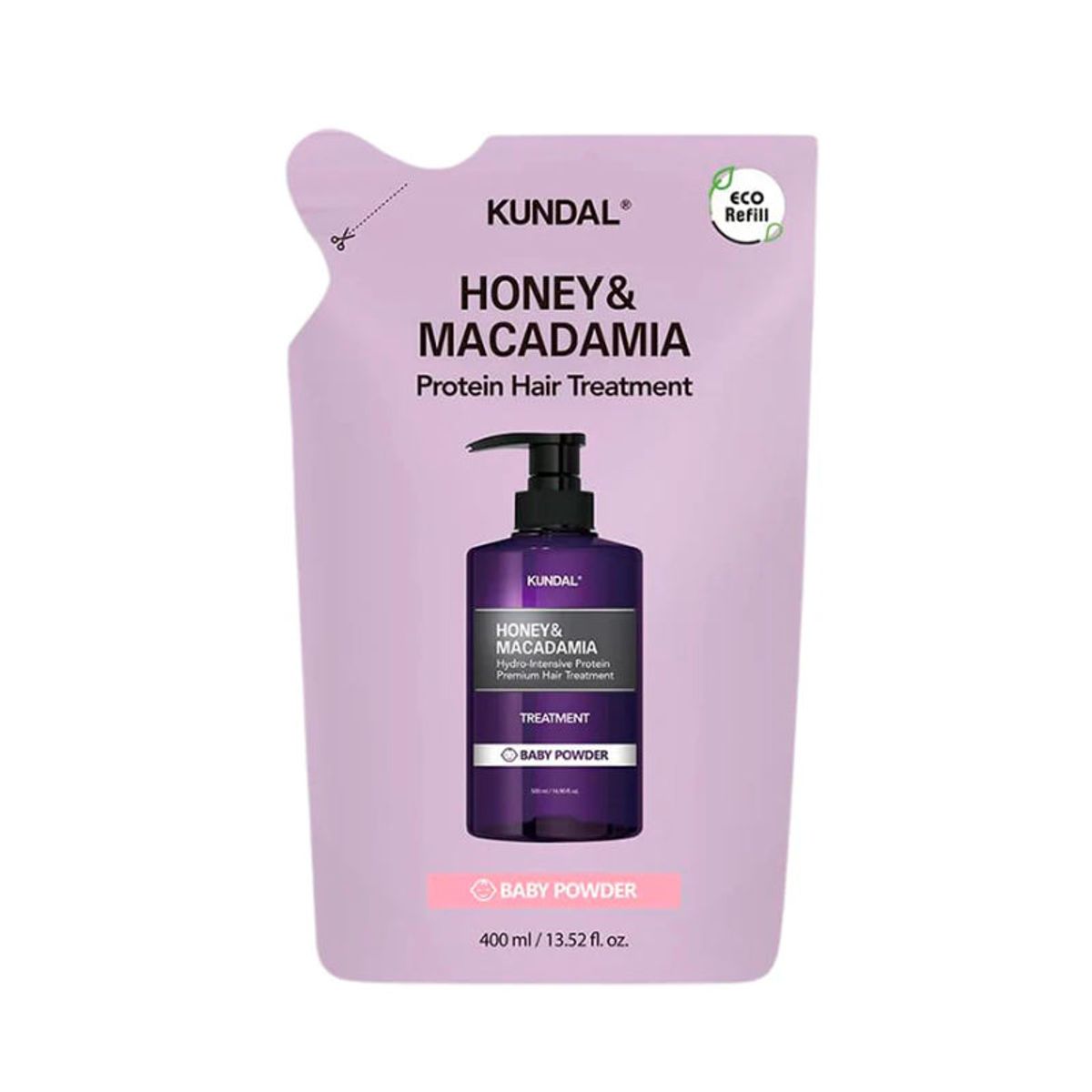 KUNDAL - Tratamiento Capilar Refill con Miel & Macadamia  Kundal 400ml