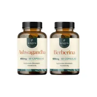 Pack Ashwagandha + Berberina - 120 Cápsulas Karun Life
