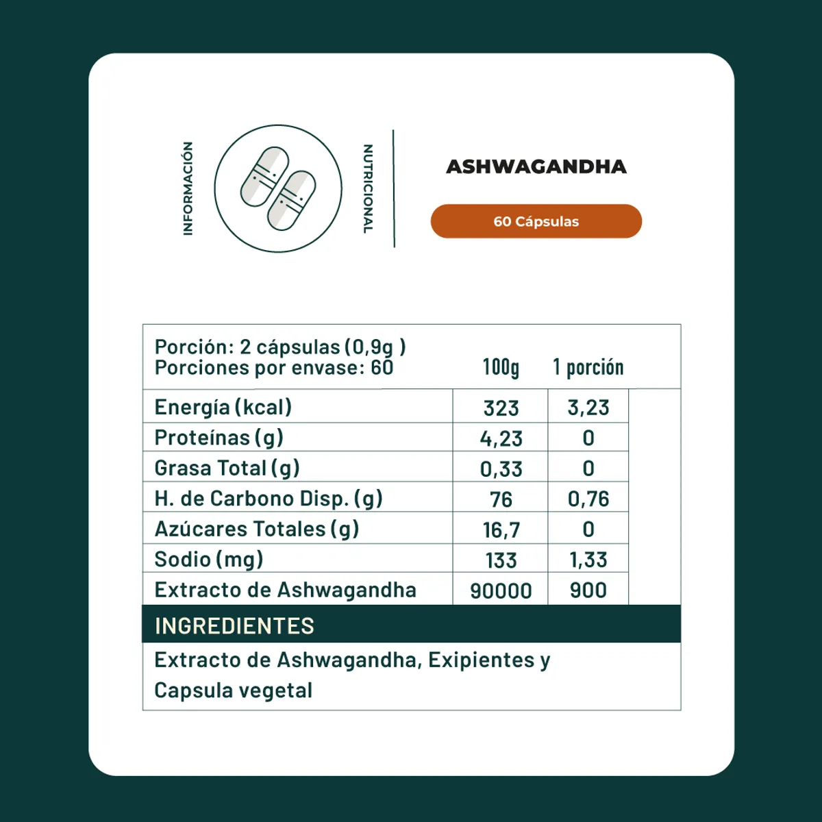 KARUNLIFE - Pack Ashwagandha + Berberina - 120 Cápsulas Karun Life