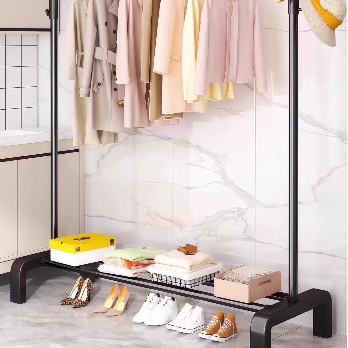 OASIS - Perchero tendedero ropa  color negro