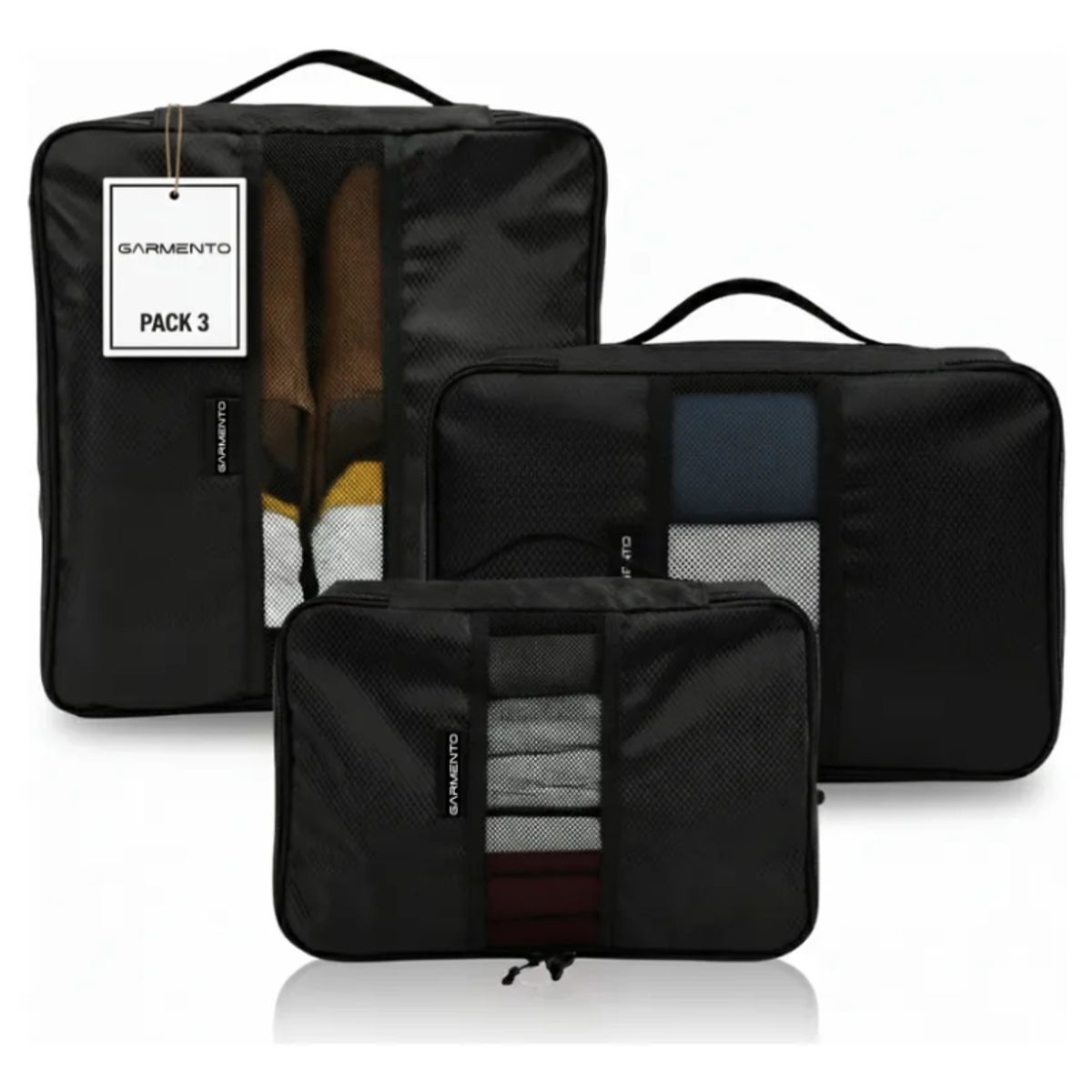 GARMENTO - 3 Organizadores De Equipaje Viaje Garmento Maleta Y Mochila