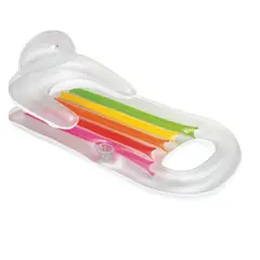 INTEX - Colchoneta Sillón Inflable King Kool Lounges Blanco