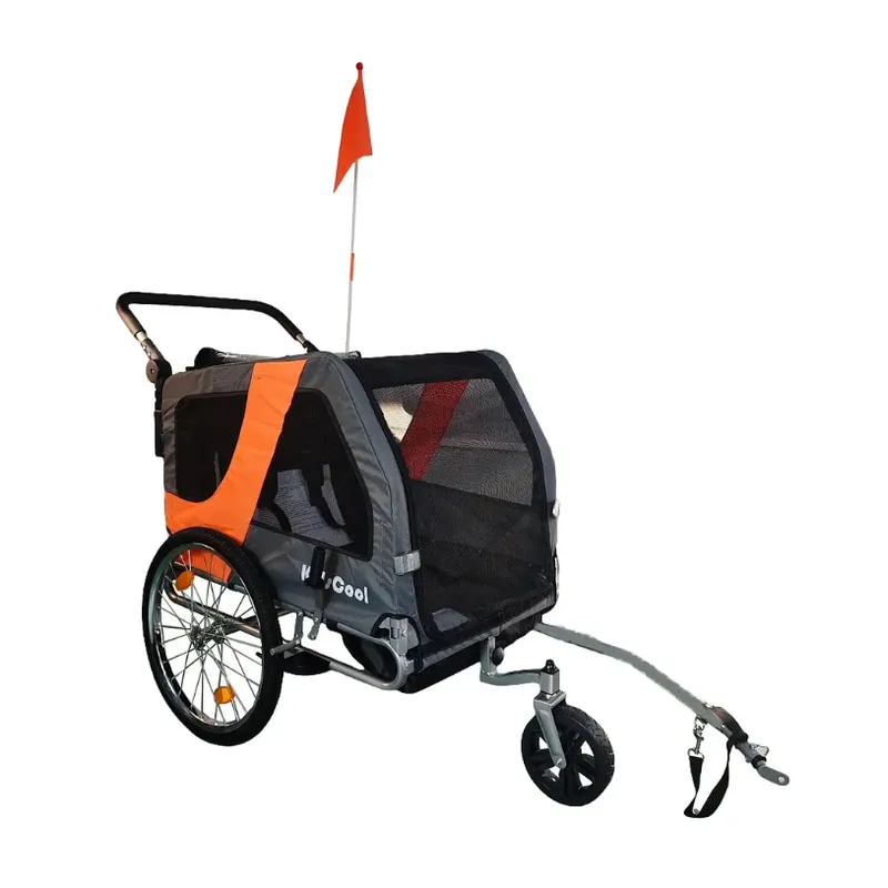 KIDSCOOL - CARRITO JOGGER BABY TRAILER SINGLE GRIS - DWTC4001-B