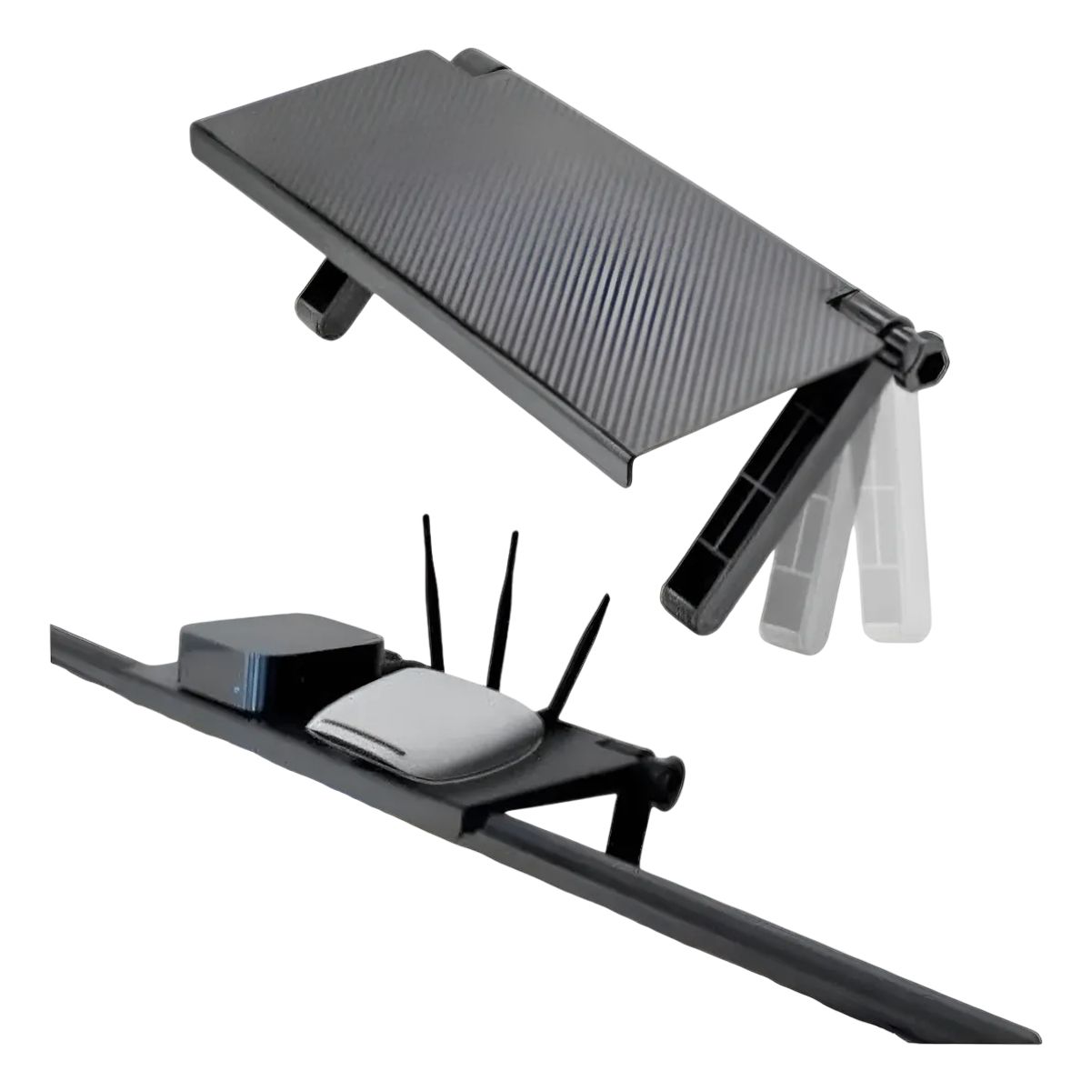 GENERICO - Repisa Plegable Soporte Sobre Pantalla Tv