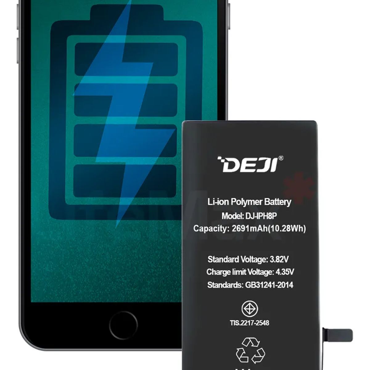 GENERICO - Batería Para Iphone 8 Plus Marca Deji