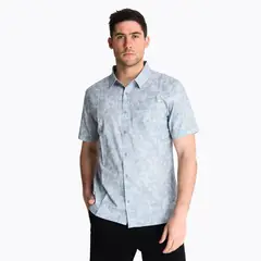 MERRELL - Camisa Manga Corta Hombre Bluff Gris Claro