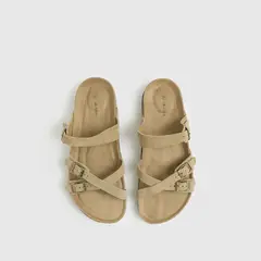LOUNGE - Sandalias Cruzadas Suede