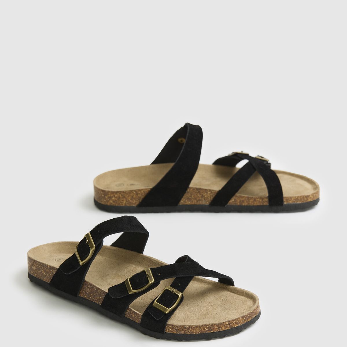 LOUNGE - Sandalias Cruzadas Suede LOUNGE