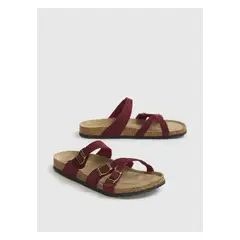 LOUNGE - Sandalias Cruzadas Suede