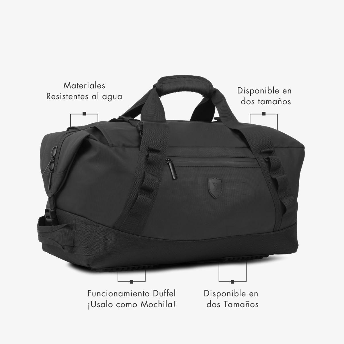 XCLUSIVE - Bolso Deportivo para Gimnasio y Viajes - Xclusive Prestige Gym - Duffel Impermeable Deporte