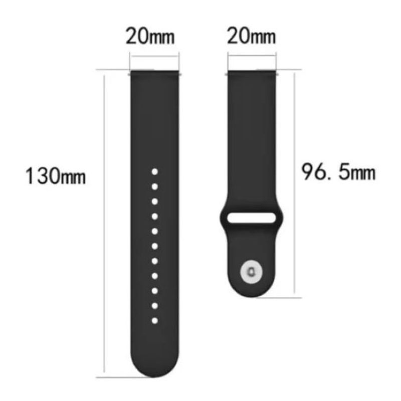 GENERICO - Correa Compatible Samsung Watch Active 1 & 2 20mm