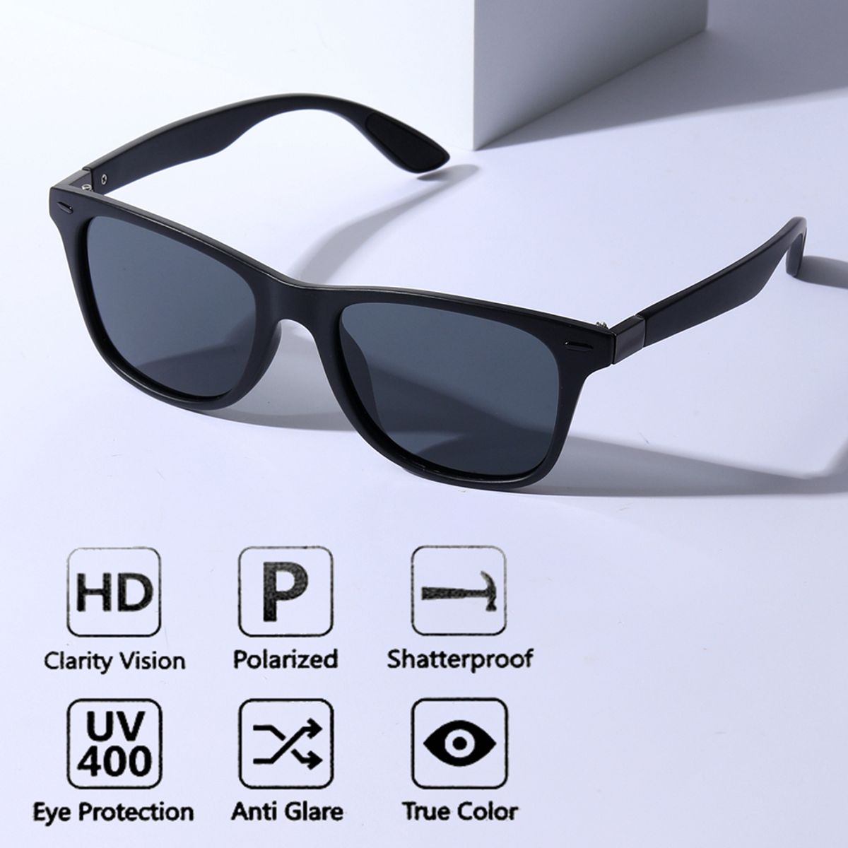 POLASUP - Polasup Lentes Gafas de Sol polarizadas retro clásicas y de moda UV400