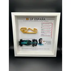 GENERICO - Cuadro decorativo Formula 1 GP España 2023 Fernando Alonso Aston martin f1