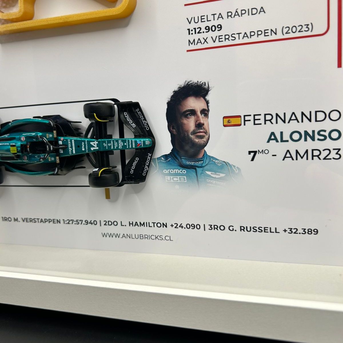 GENERICO - Cuadro decorativo Formula 1 GP España 2023 Fernando Alonso Aston martin f1