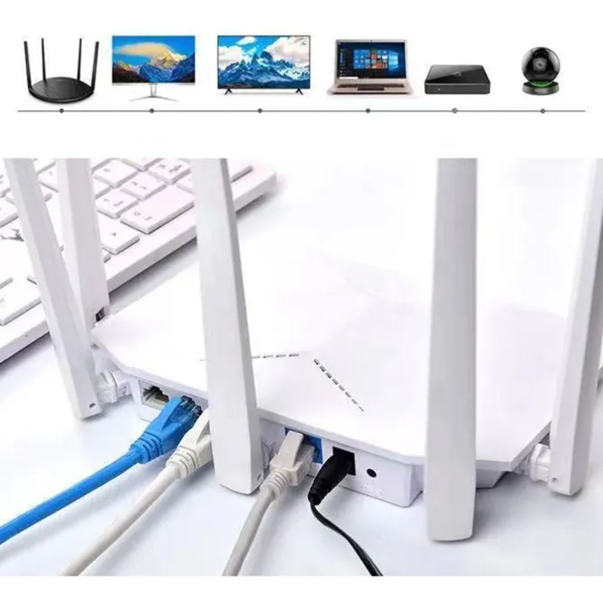 GENERICO - Cabo de Rede Ethernet UTP/FTP Cat [Inserir Cat], 30 Metros,