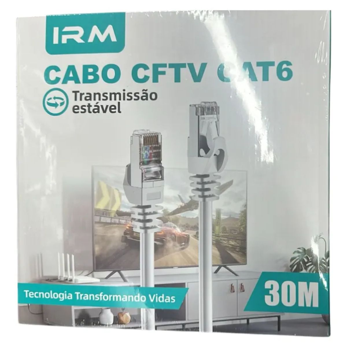 GENERICO - Cabo de Rede Ethernet UTP/FTP Cat [Inserir Cat], 30 Metros,