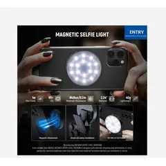 NEEWER - LUZ LED MAGNÉTICA PARA CELULAR NL32R