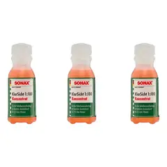 SONAX - Limpia Parabrisas Visión Clara 25 Ml X3